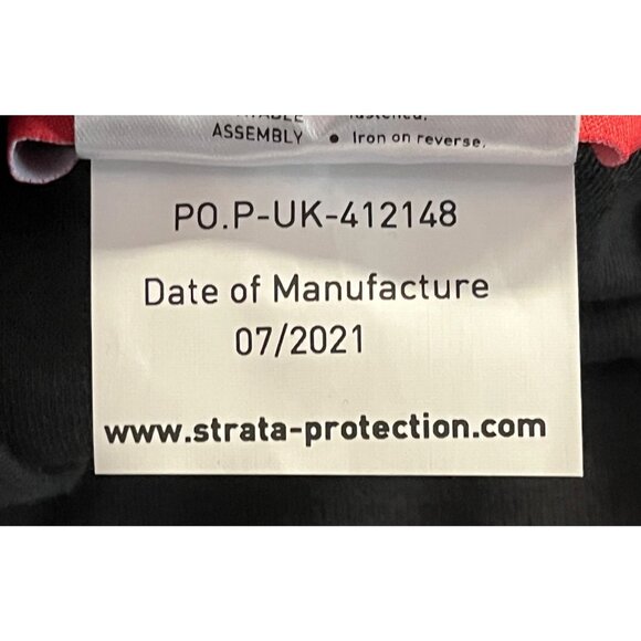 Strata Men's Large Arc Long Sleeve Crew Neck SFX101 Protection Shirt Charcoal Gr - Picture 11 of 12